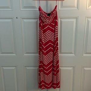 Strapless maxi dress